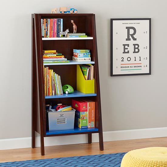 graduated-tall-bookcase-coffee-w-blue-shelves